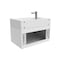 Castello Usa Nile 30-inch White Vanity Set with White Top and Chrome Handles CB-MC-30W-CHR-2053-WH - alternate 4